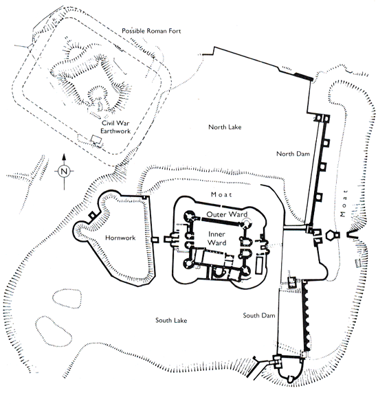 Caerphilly Castle Layout